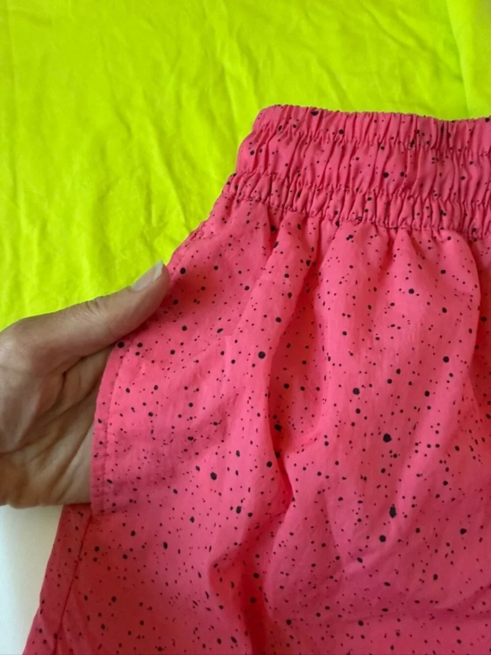 Air Jordan Mens S/M Poolside Set Tank Top Cement pink Yellow Short CJ0911 CI9133